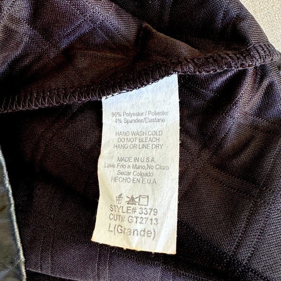 Goodtime USA, Black, Diamond Design, Skirt, Size Large - Picture 4 of 4